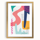 Vibrant Bohemian Wall Art | Eclectic Boho Decor Canvas | Artistic Print