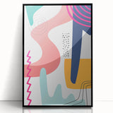 Vibrant Bohemian Wall Art | Eclectic Boho Decor Canvas | Artistic Print