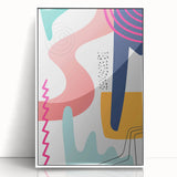 Vibrant Bohemian Wall Art | Eclectic Boho Decor Canvas | Artistic Print