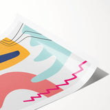 Vibrant Bohemian Wall Art | Eclectic Boho Decor Canvas | Artistic Print