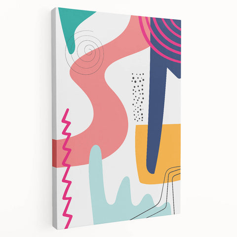 Vibrant Bohemian Wall Art | Eclectic Boho Decor Canvas | Artistic Print