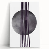 Modern Boho Wall Art | Dark Eclectic Boho Decor Canvas | Artistic Print