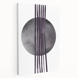 Modern Boho Wall Art | Dark Eclectic Boho Decor Canvas | Artistic Print