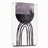 Minimalist Boho Wall Art | Dark Eclectic Boho Decor Canvas | Modern Print