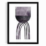 Minimalist Boho Wall Art | Dark Eclectic Boho Decor Canvas | Modern Print