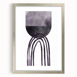 Minimalist Boho Wall Art | Dark Eclectic Boho Decor Canvas | Modern Print