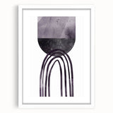 Minimalist Boho Wall Art | Dark Eclectic Boho Decor Canvas | Modern Print