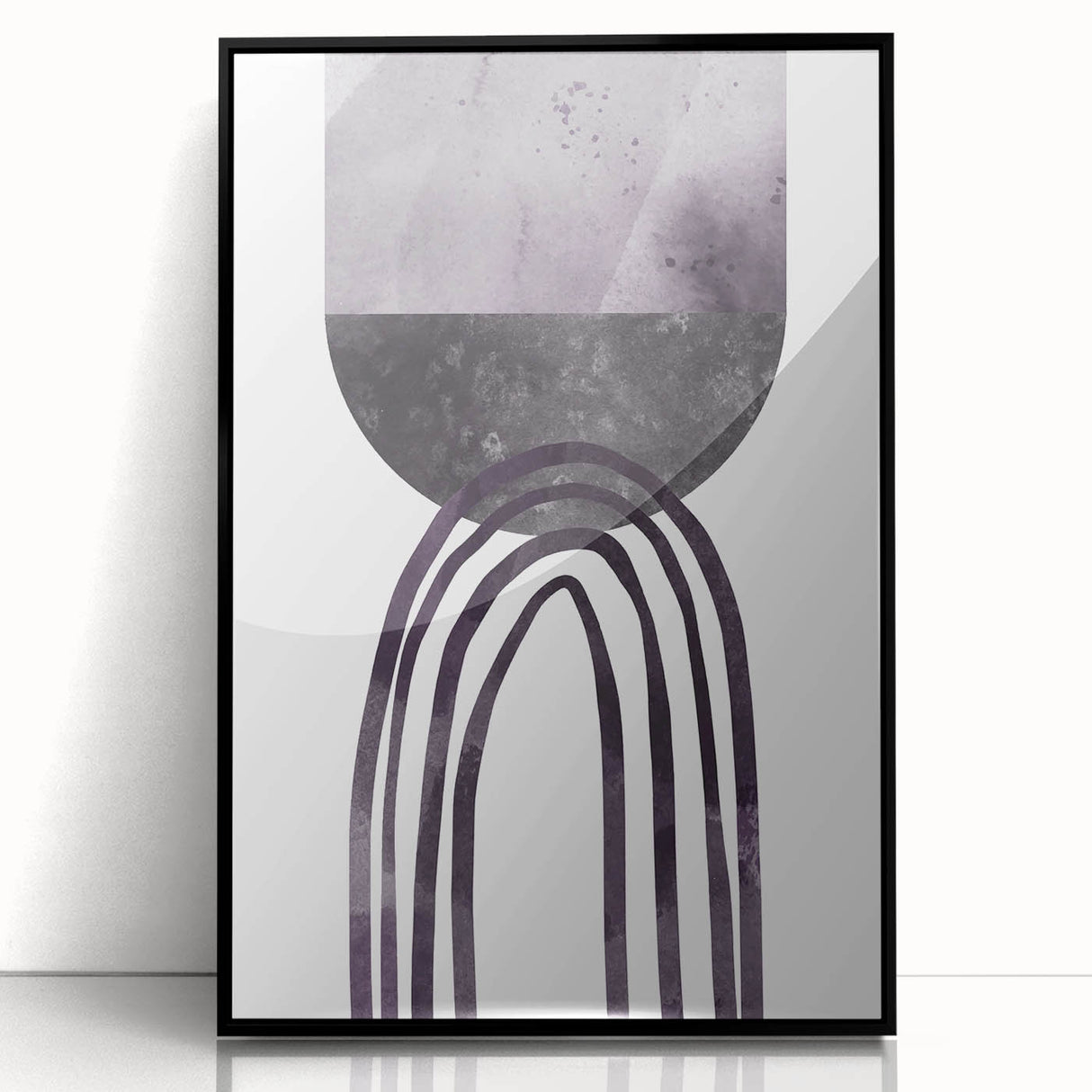 Minimalist Boho Wall Art | Dark Eclectic Boho Decor Canvas | Modern Print