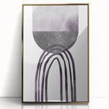 Minimalist Boho Wall Art | Dark Eclectic Boho Decor Canvas | Modern Print