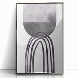 Minimalist Boho Wall Art | Dark Eclectic Boho Decor Canvas | Modern Print