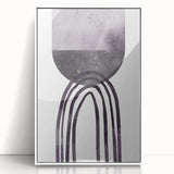 Minimalist Boho Wall Art | Dark Eclectic Boho Decor Canvas | Modern Print