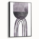 Minimalist Boho Wall Art | Dark Eclectic Boho Decor Canvas | Modern Print