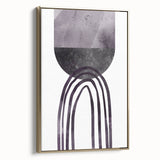 Minimalist Boho Wall Art | Dark Eclectic Boho Decor Canvas | Modern Print