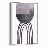 Minimalist Boho Wall Art | Dark Eclectic Boho Decor Canvas | Modern Print