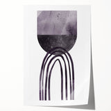 Minimalist Boho Wall Art | Dark Eclectic Boho Decor Canvas | Modern Print