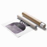 Minimalist Boho Wall Art | Dark Eclectic Boho Decor Canvas | Modern Print