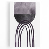 Minimalist Boho Wall Art | Dark Eclectic Boho Decor Canvas | Modern Print