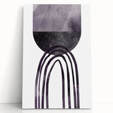 Minimalist Boho Wall Art | Dark Eclectic Boho Decor Canvas | Modern Print