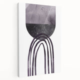 Minimalist Boho Wall Art | Dark Eclectic Boho Decor Canvas | Modern Print