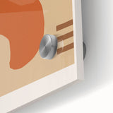 Abstract Bohemian Wall Art | Warm Boho Decor Canvas | Artistic Print