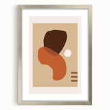 Abstract Bohemian Wall Art | Warm Boho Decor Canvas | Artistic Print