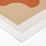 Abstract Bohemian Wall Art | Warm Boho Decor Canvas | Artistic Print