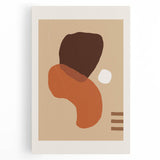 Abstract Bohemian Wall Art | Warm Boho Decor Canvas | Artistic Print