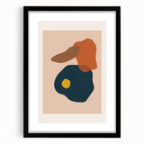 Abstract Boho Wall Art | Earthy Bohemian Decor Canvas | Artistic Print