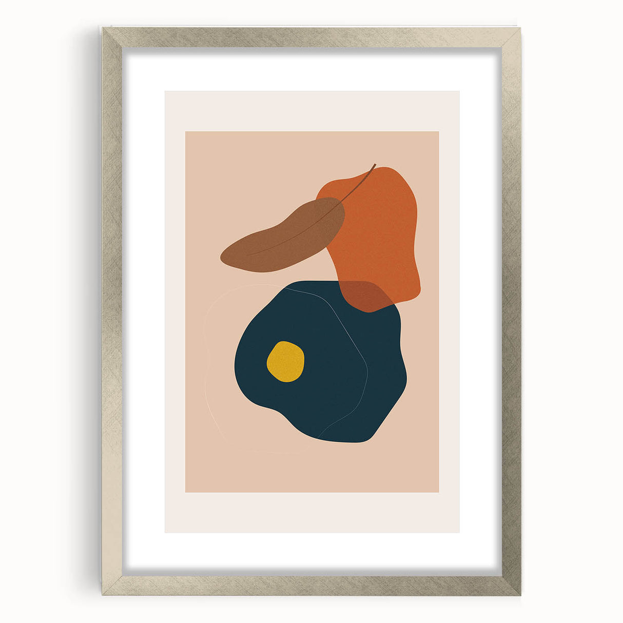 Abstract Boho Wall Art | Earthy Bohemian Decor Canvas | Artistic Print