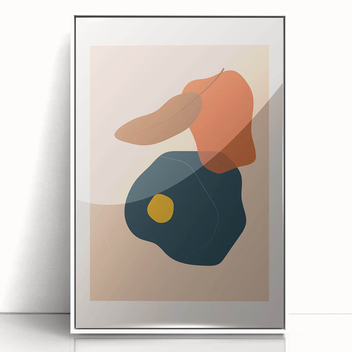 Abstract Boho Wall Art | Earthy Bohemian Decor Canvas | Artistic Print