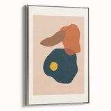 Abstract Boho Wall Art | Earthy Bohemian Decor Canvas | Artistic Print