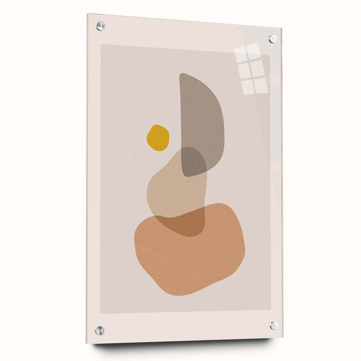Neutral Boho Wall Art | Modern Bohemian Decor Canvas | Artistic Print