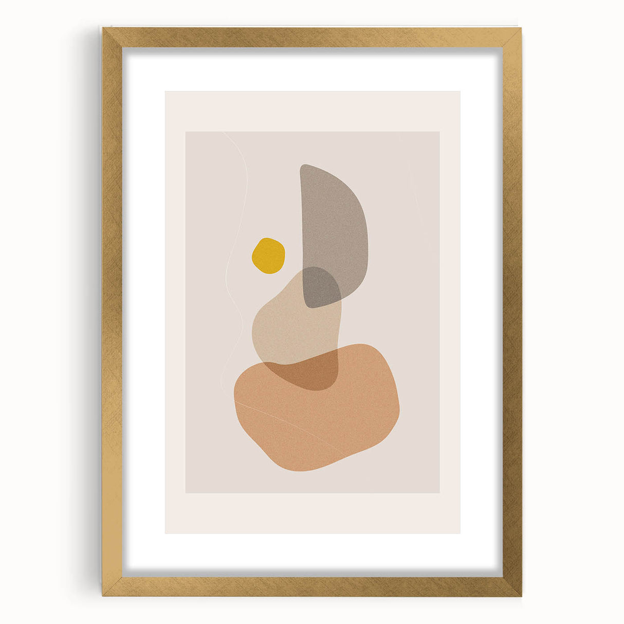 Neutral Boho Wall Art | Modern Bohemian Decor Canvas | Artistic Print