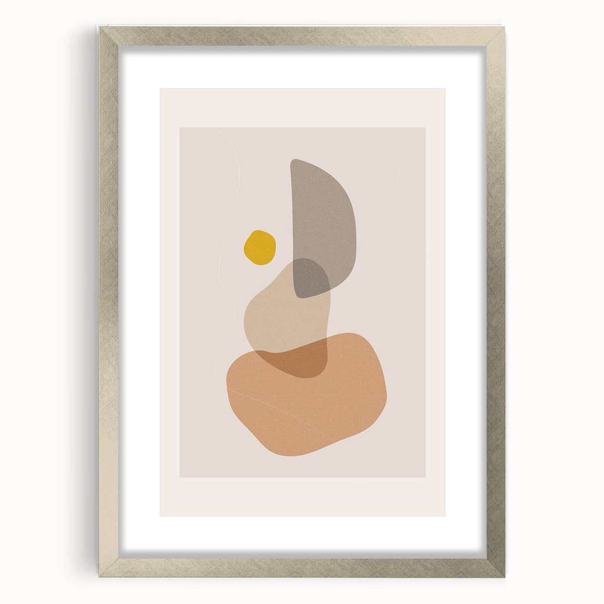 Neutral Boho Wall Art | Modern Bohemian Decor Canvas | Artistic Print