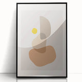 Neutral Boho Wall Art | Modern Bohemian Decor Canvas | Artistic Print