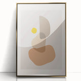 Neutral Boho Wall Art | Modern Bohemian Decor Canvas | Artistic Print