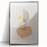 Neutral Boho Wall Art | Modern Bohemian Decor Canvas | Artistic Print