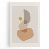 Neutral Boho Wall Art | Modern Bohemian Decor Canvas | Artistic Print