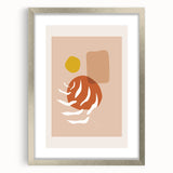 Abstract Boho Wall Art | Earthy Bohemian Decor Canvas | Artistic Print