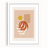 Abstract Boho Wall Art | Earthy Bohemian Decor Canvas | Artistic Print