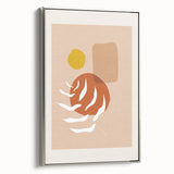 Abstract Boho Wall Art | Earthy Bohemian Decor Canvas | Artistic Print