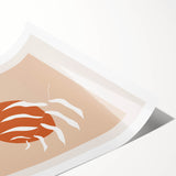 Abstract Boho Wall Art | Earthy Bohemian Decor Canvas | Artistic Print