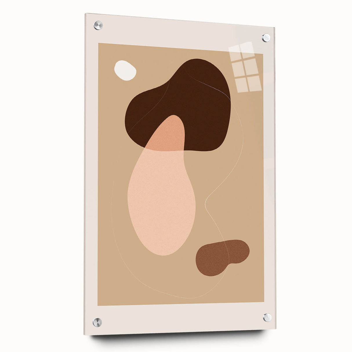 Minimalist Boho Wall Art | Earthy Bohemian Decor Canvas | Artistic Print