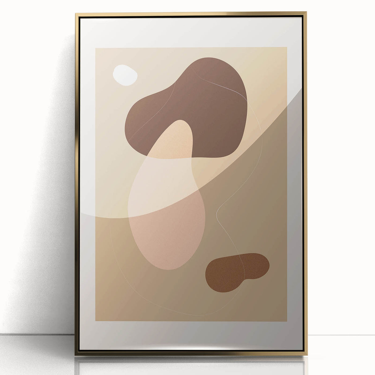 Minimalist Boho Wall Art | Earthy Bohemian Decor Canvas | Artistic Print