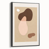 Minimalist Boho Wall Art | Earthy Bohemian Decor Canvas | Artistic Print