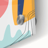 Vibrant Boho Wall Art | Eclectic Bohemian Decor Canvas | Artistic Print