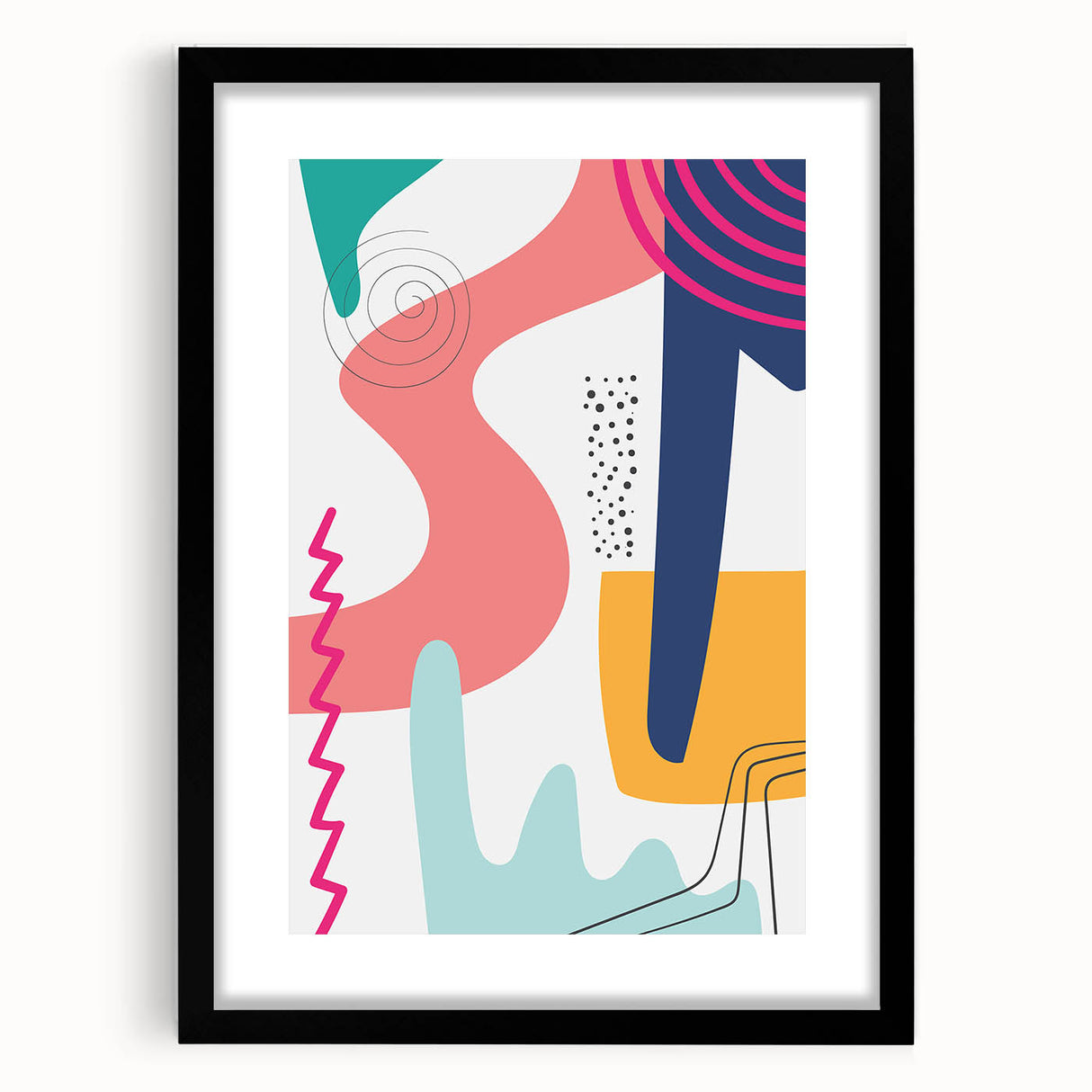 Vibrant Boho Wall Art | Eclectic Bohemian Decor Canvas | Artistic Print