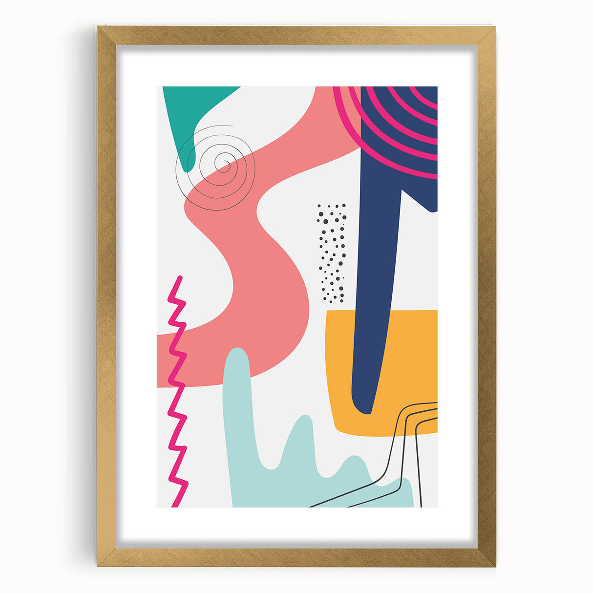 Vibrant Boho Wall Art | Eclectic Bohemian Decor Canvas | Artistic Print