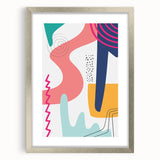 Vibrant Boho Wall Art | Eclectic Bohemian Decor Canvas | Artistic Print