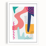 Vibrant Boho Wall Art | Eclectic Bohemian Decor Canvas | Artistic Print